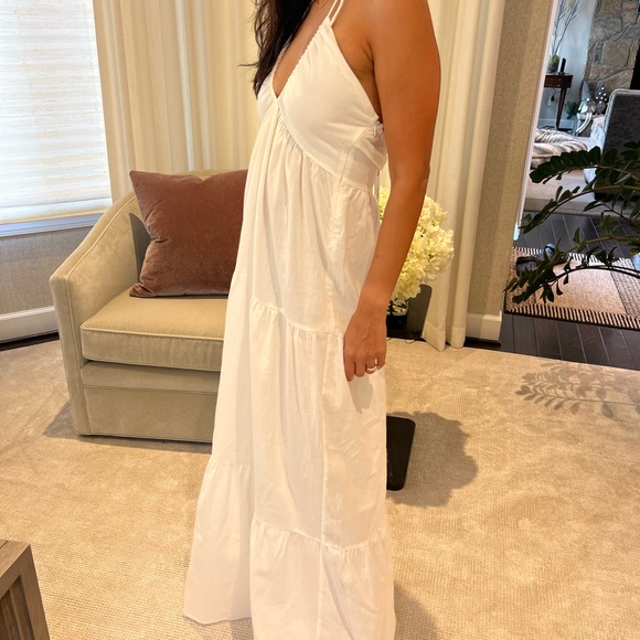 Princess Polly White Lincoln Maxi Dress - Picture 4 of 5